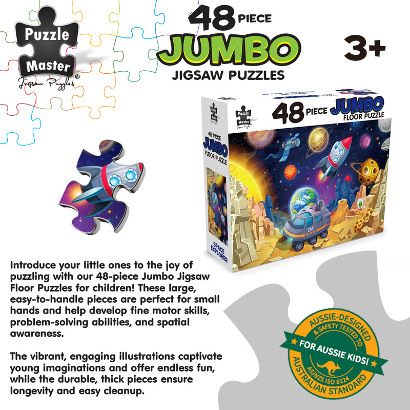 Load image into Gallery viewer, 48 Piece Jumbo Floor Puzzle Space Explorer