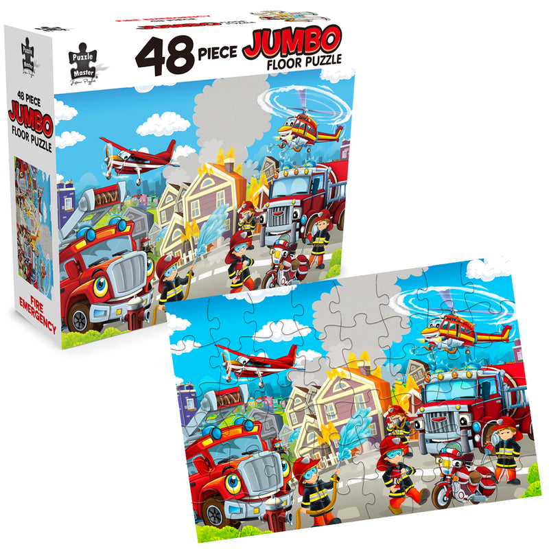 Load image into Gallery viewer, 48 Piece Jumbo Puzzles Fire Emergency