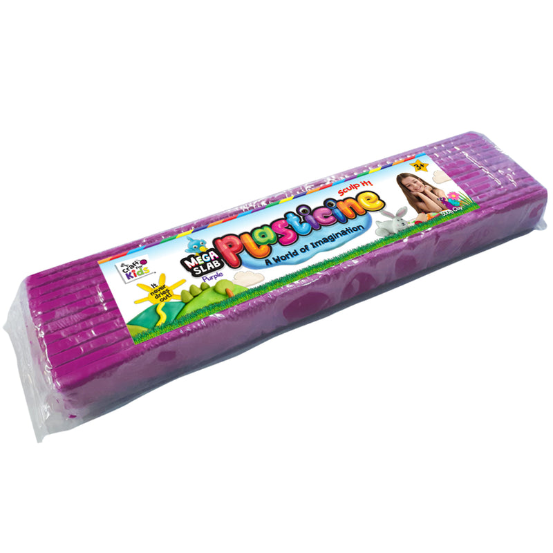 Load image into Gallery viewer, Plasticine 500 Gram Block - Purple