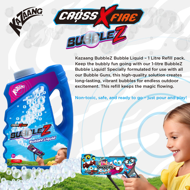 Load image into Gallery viewer, BubbleZ Colour Bubble Refill 1L