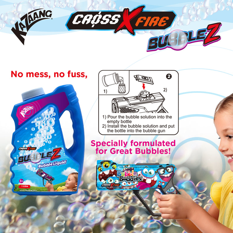 Load image into Gallery viewer, BubbleZ Colour Bubble Refill 1L