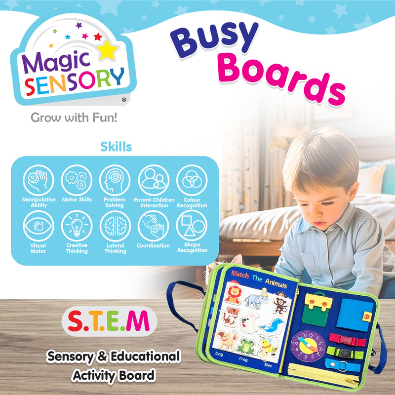 Load image into Gallery viewer, Busy Board Blue