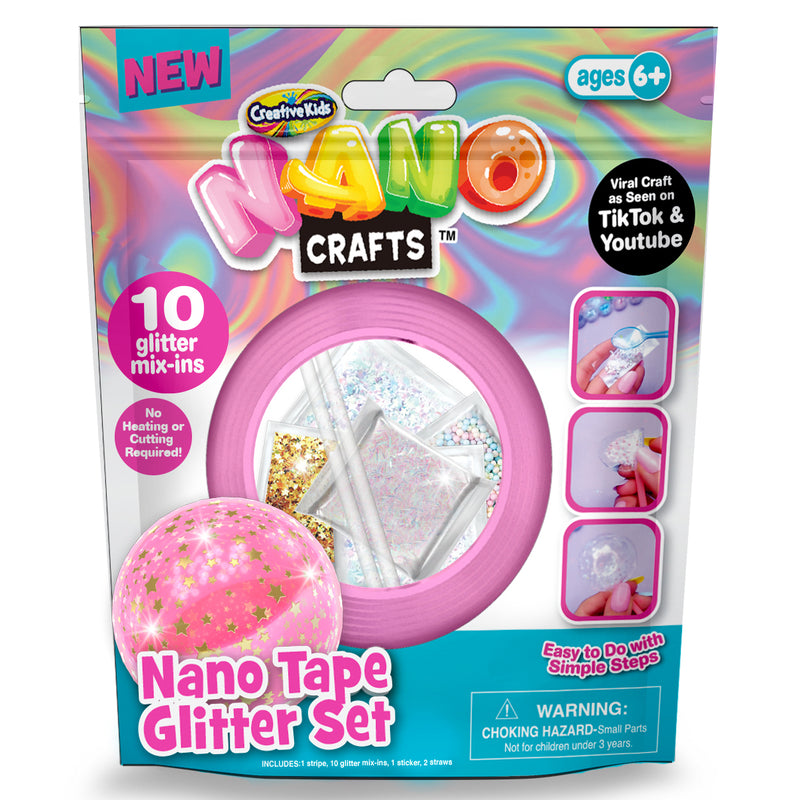 Load image into Gallery viewer, Nano Tape Glitter Set Pink
