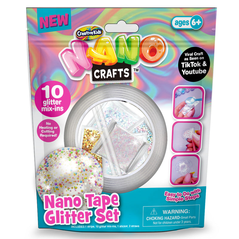 Load image into Gallery viewer, Nano Tape Glitter Set - Clear

