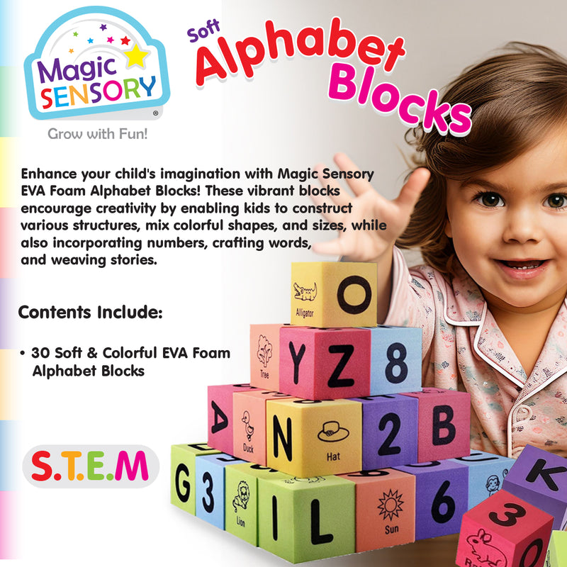 Load image into Gallery viewer, Alphabet & Number Foam Blocks