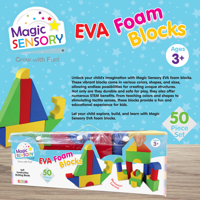 Load image into Gallery viewer, EVA Foam Blocks (50 Piece)