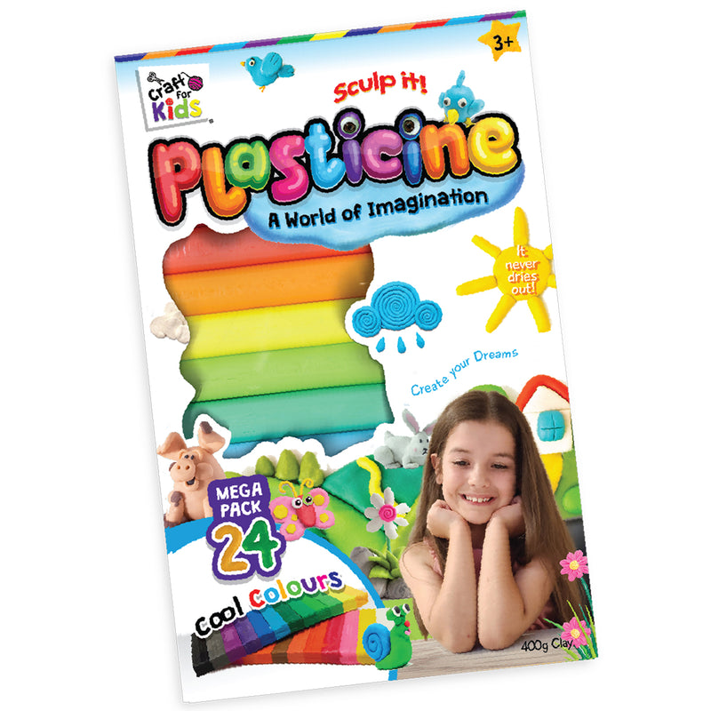 Load image into Gallery viewer, Plasticine Mega Pack 24 Colours