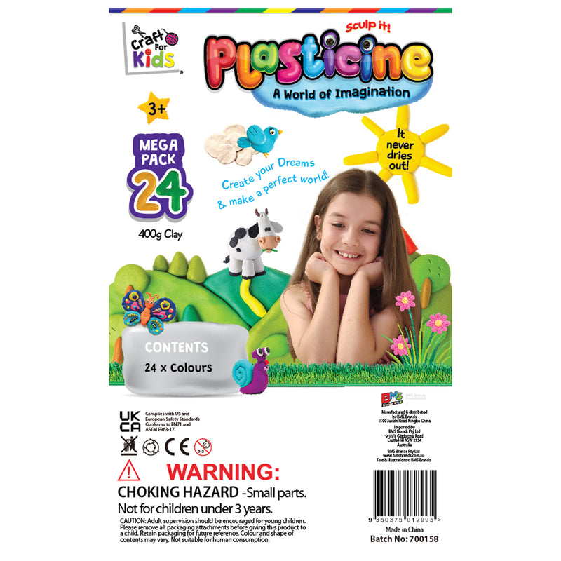 Load image into Gallery viewer, Plasticine Mega Pack 24 Colours