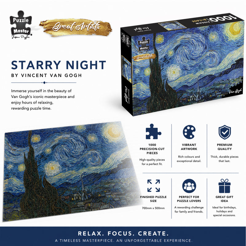 Load image into Gallery viewer, Great Artists, Starry Night, Van Gogh