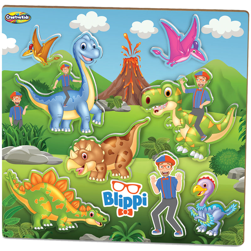 Load image into Gallery viewer, Blippi Dinosaur Puzzle