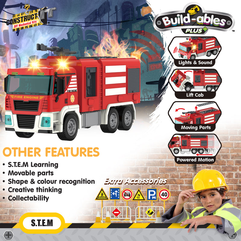 Load image into Gallery viewer, Build-ables Plus - Fire Engine Emergency
