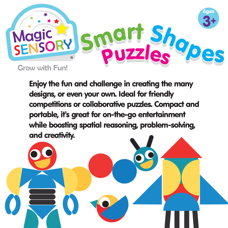 Load image into Gallery viewer, Smart Shapes Puzzles