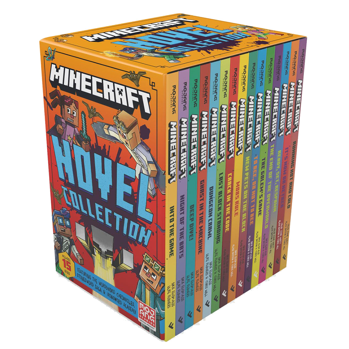 英語絵本　小説　minecraft Novel Collection 15冊 Minecraft Novel Collection 15 Book Slipcase – BMS Brands