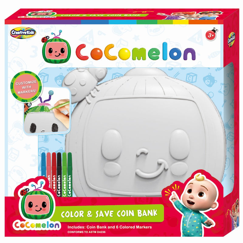 Load image into Gallery viewer, Cocomelon Paint Your Own Coin Bank