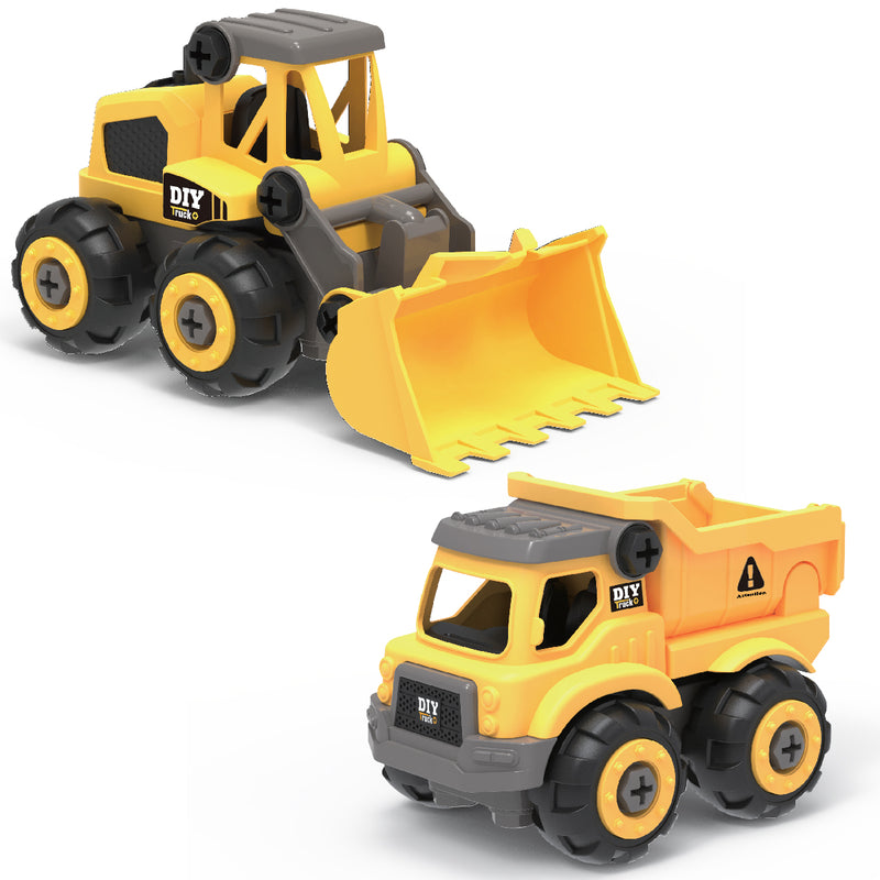 Load image into Gallery viewer, Build-ables - Building Site Vehicles 2 in 1