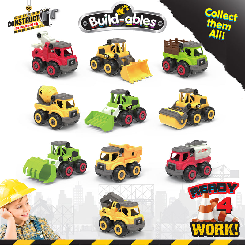 Load image into Gallery viewer, Build-ables - Forestry Vehicles 2 in 1
