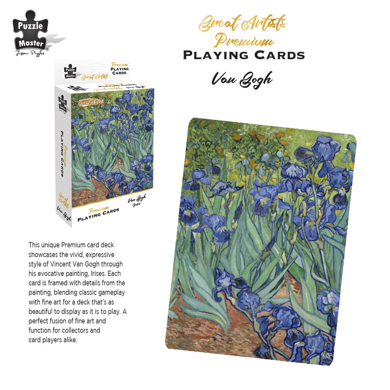 Load image into Gallery viewer, Great Artist Playing Cards Van Gogh: Irises