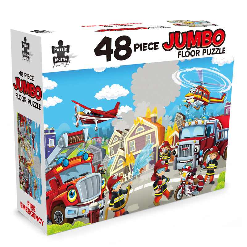 Load image into Gallery viewer, 48 Piece Jumbo Puzzles Fire Emergency