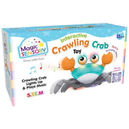 Interactive Crawling Crab (Blue)