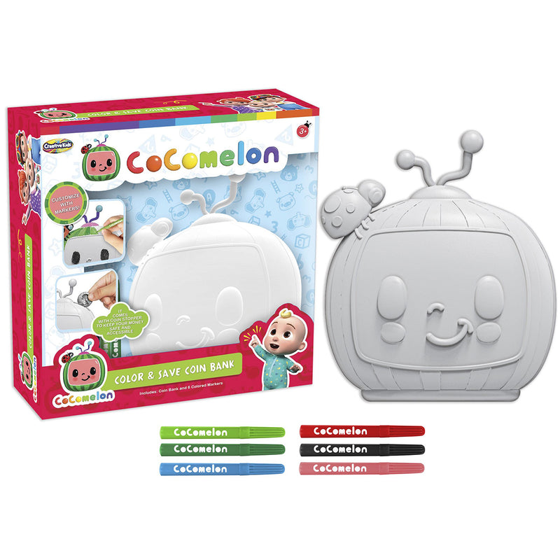 Load image into Gallery viewer, Cocomelon Paint Your Own Coin Bank
