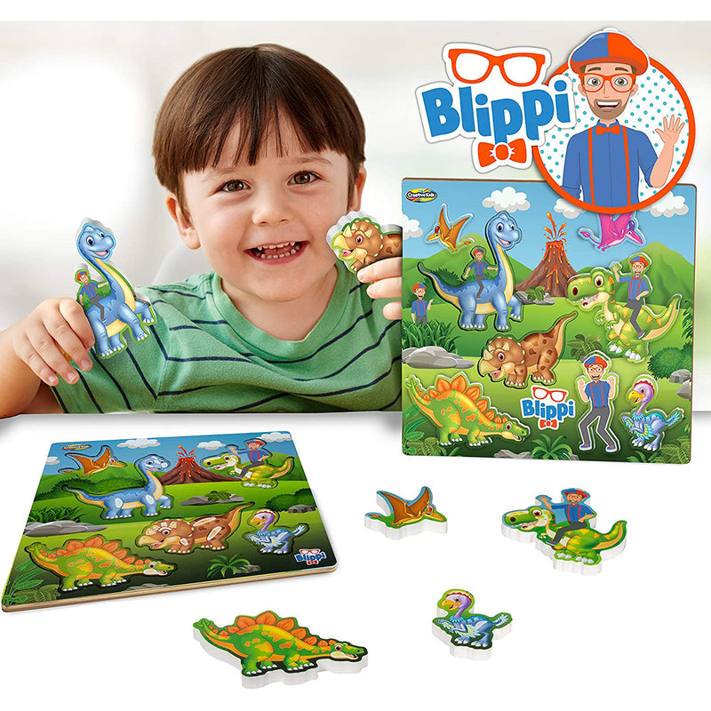 Load image into Gallery viewer, Blippi Dinosaur Puzzle