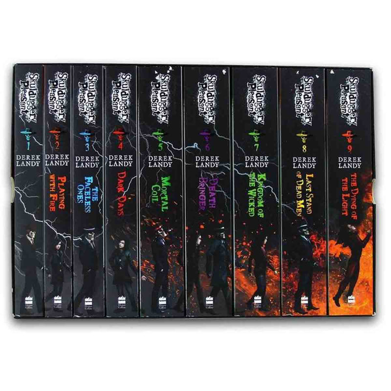 Load image into Gallery viewer, Skulduggery Pleasant 9 Volume Slipcase