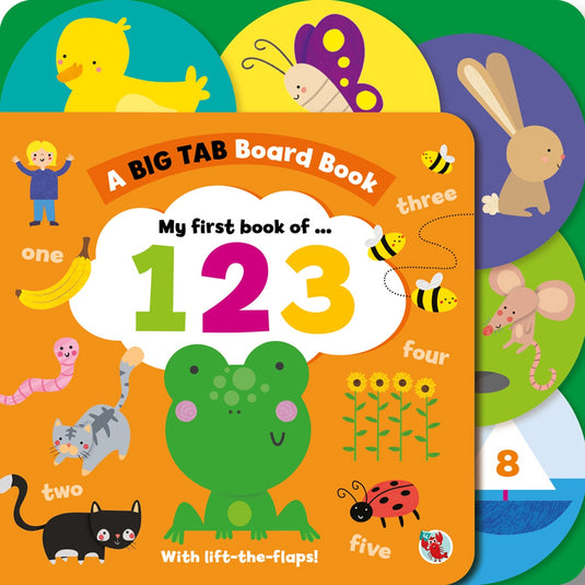 A Big Tab Board Book: My First Book Of 123