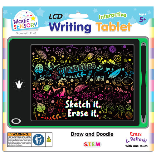Interactive LCD Writing Tablet - Green Dino