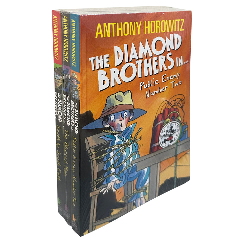 将图像加载到画廊查看器中，The Anthony Horowitz Diamond Brothers Collection 3 Book Set
