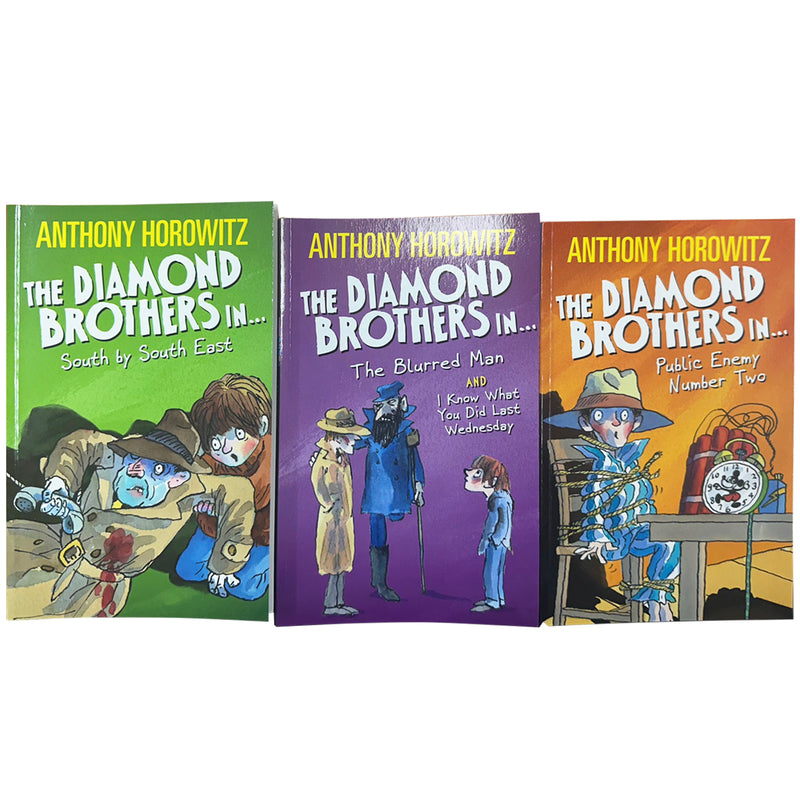将图像加载到画廊查看器中，The Anthony Horowitz Diamond Brothers Collection 3 Book Set
