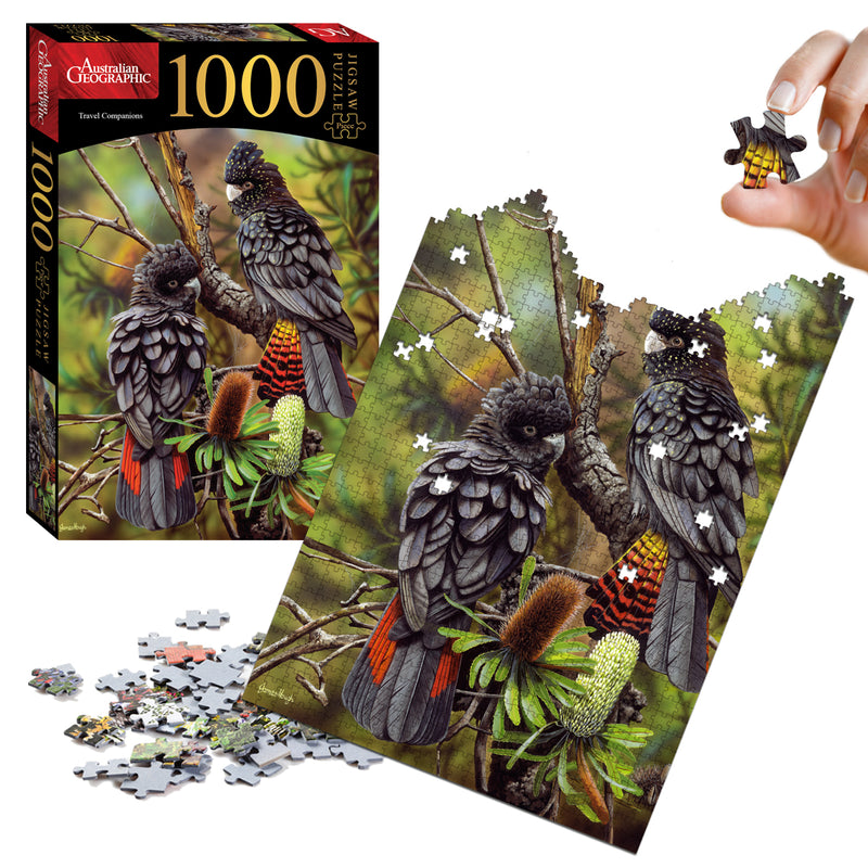 将图像加载到画廊查看器中，旅行伙伴 1000 片拼图
