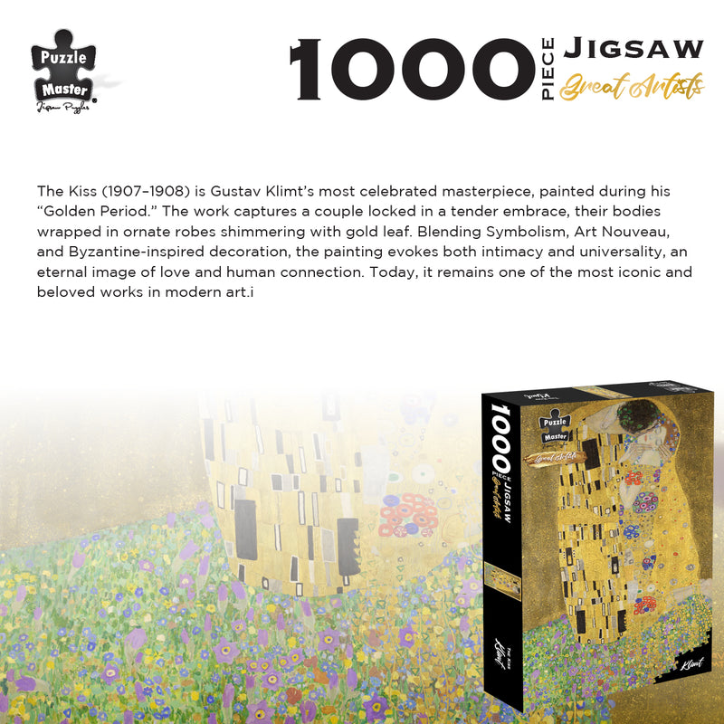 将图像加载到画廊查看器中，Great Artists, The Kiss, Klimt

