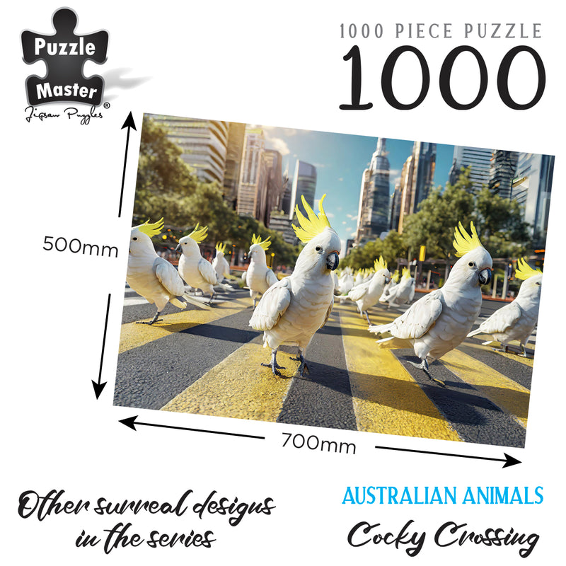 将图像加载到画廊查看器中，Cocky Crossing
