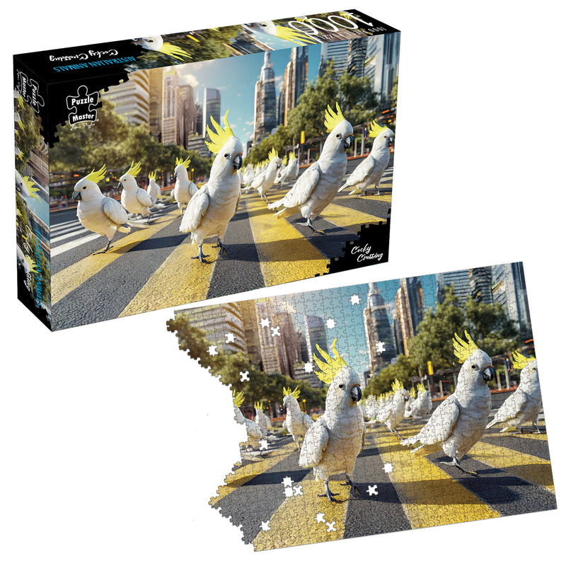 将图像加载到画廊查看器中，Cocky Crossing
