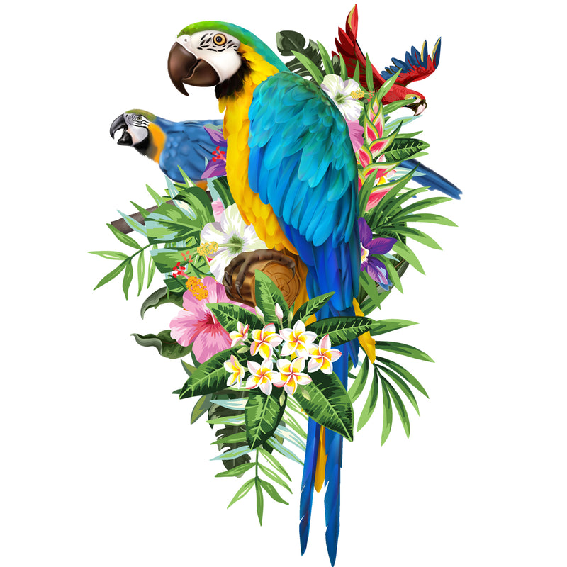 Load image into Gallery viewer, 128 Piece Wooden Jigsaw Puzzle, Macaw
