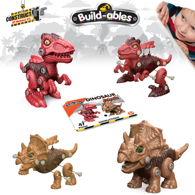Load image into Gallery viewer, Build-ables Dinosaurs 2 in 1 Jurassic
