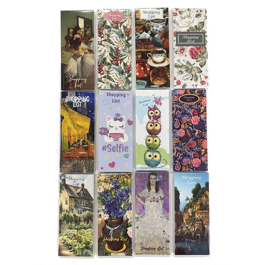 Assorted Shopping Lists (12 Unit Pack)