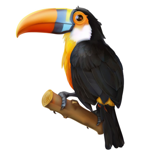 128 Piece Wooden Jigsaw Puzzle, Toucan