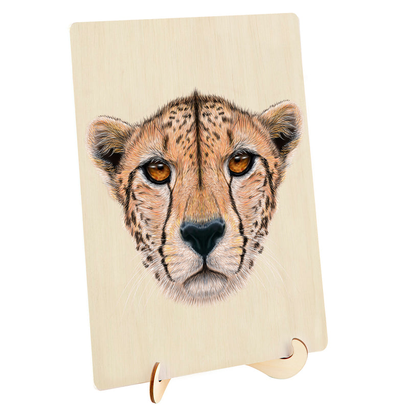Load image into Gallery viewer, 135 Piece Wooden Jigsaw Puzzle, Cheetah
