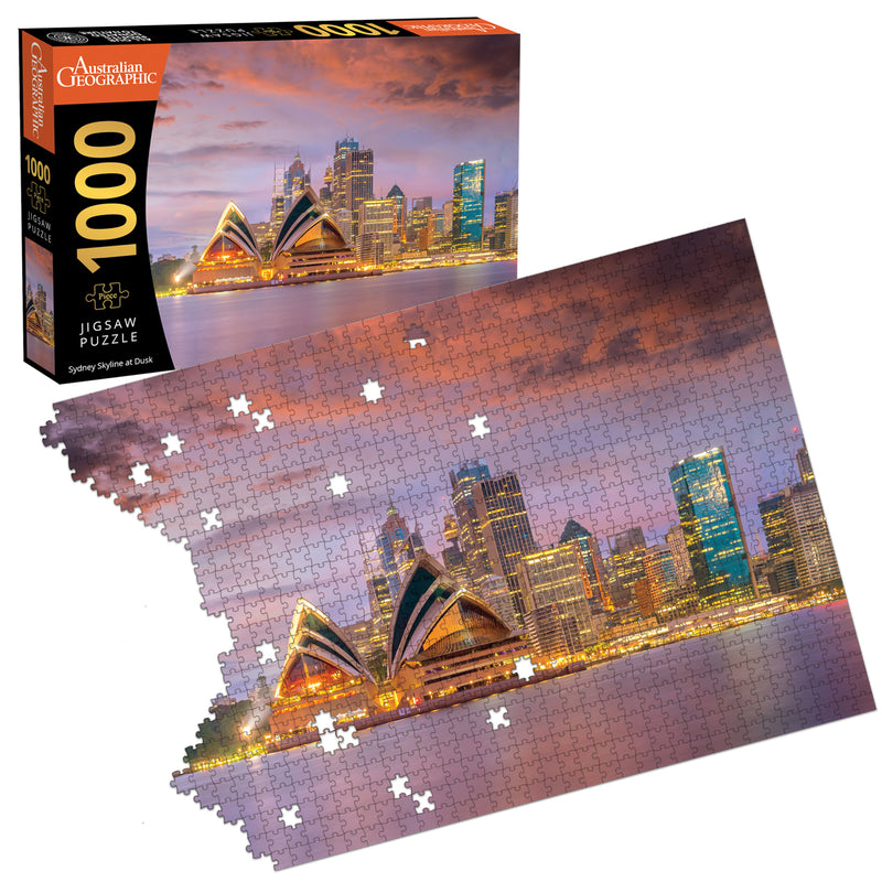 将图像加载到画廊查看器中，Australian Geographic 1000 Piece Jigsaw: Sydney

