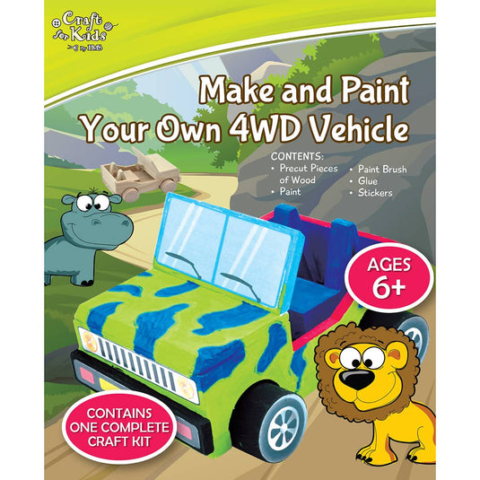 Make & Paint Your Own 4WD Vehicle
