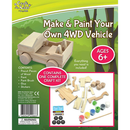 Make & Paint Your Own 4WD Vehicle