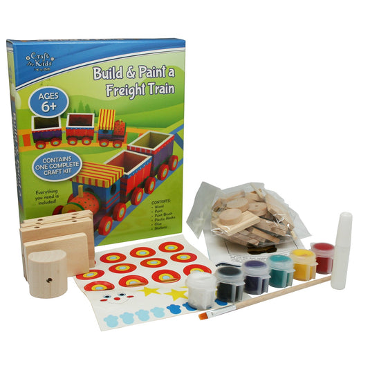 Make & Paint Your Own Freight Train
