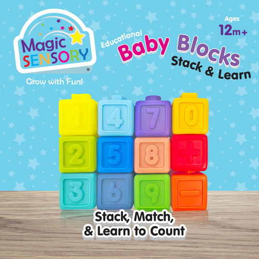 Educational Baby Blocks - Stack & Learn – BMS Brands