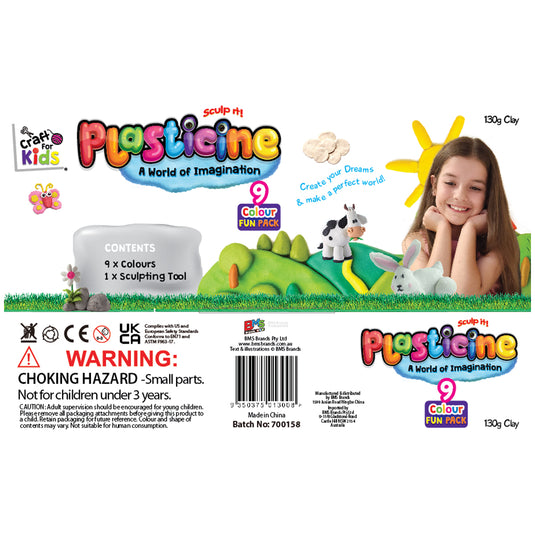 Plasticine 9 Pack Plus Tool BMS Brands plasticine-9-pack-plus-tool-bms-brands
