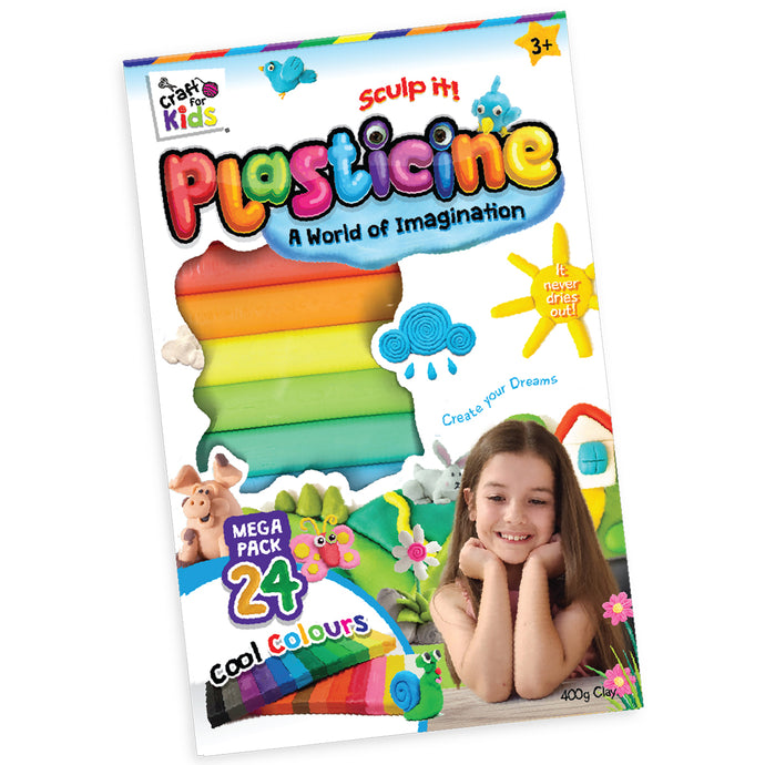 Plasticine Mega Pack 24 Colours