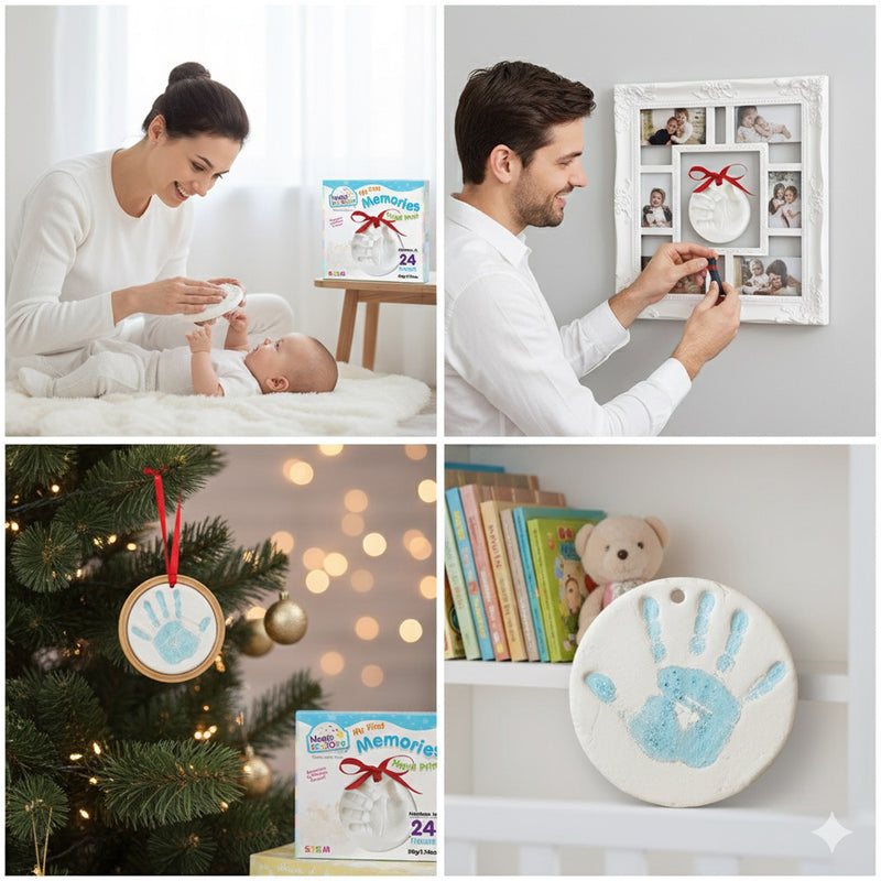 将图像加载到画廊查看器中，My First Memories Hand Print
