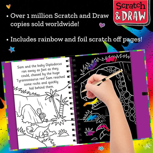 Scratch and Draw - Dinosaurs