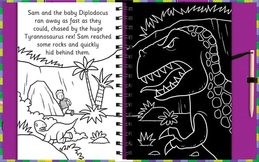 Scratch and Draw - Dinosaurs
