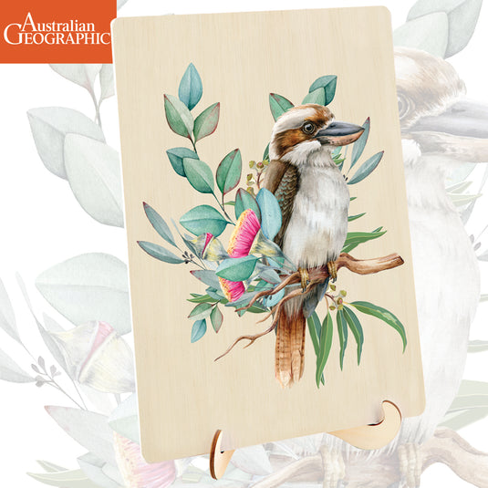 Australian Geographic 117 Piece Wooden Jigsaw Puzzle Kookaburra